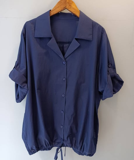 コットンオープンカラーシャツ・全3色(¥11,880)