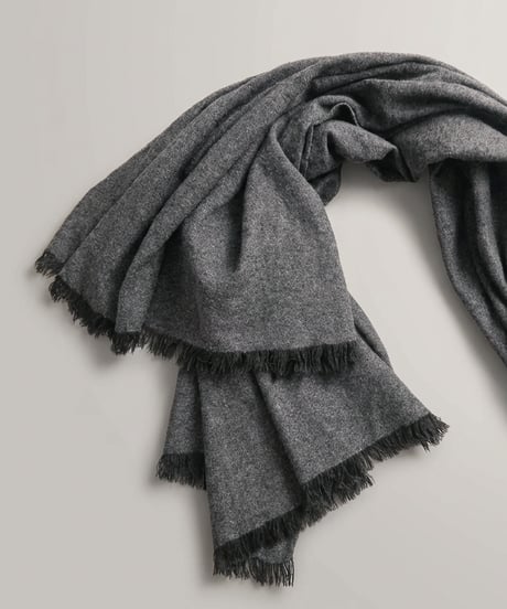 Wool cashmere stole