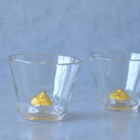 月石グラス/金箔