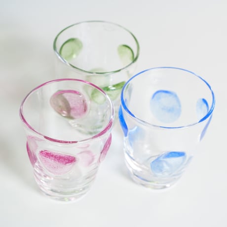 水玉グラス