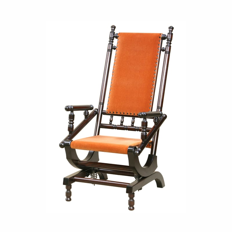 松本民芸家具 610D型ロッキングチェア rockingchair with spring t...