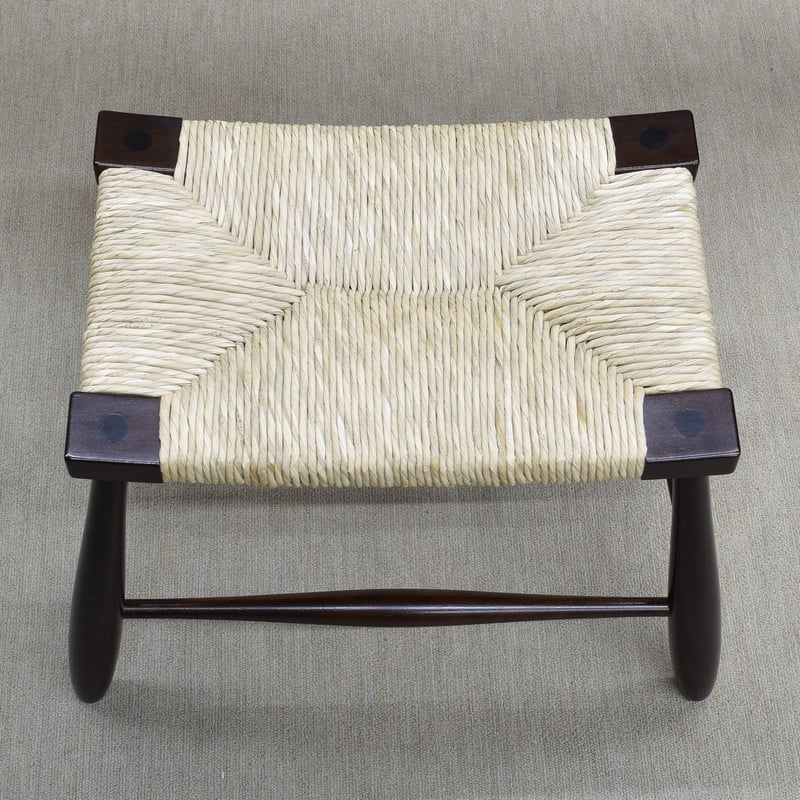 松本民芸家具 518型ラッシスツール Rush-seated stool N.518 松本民芸家具 518型ラッシスツール Rush-seated stool N.518