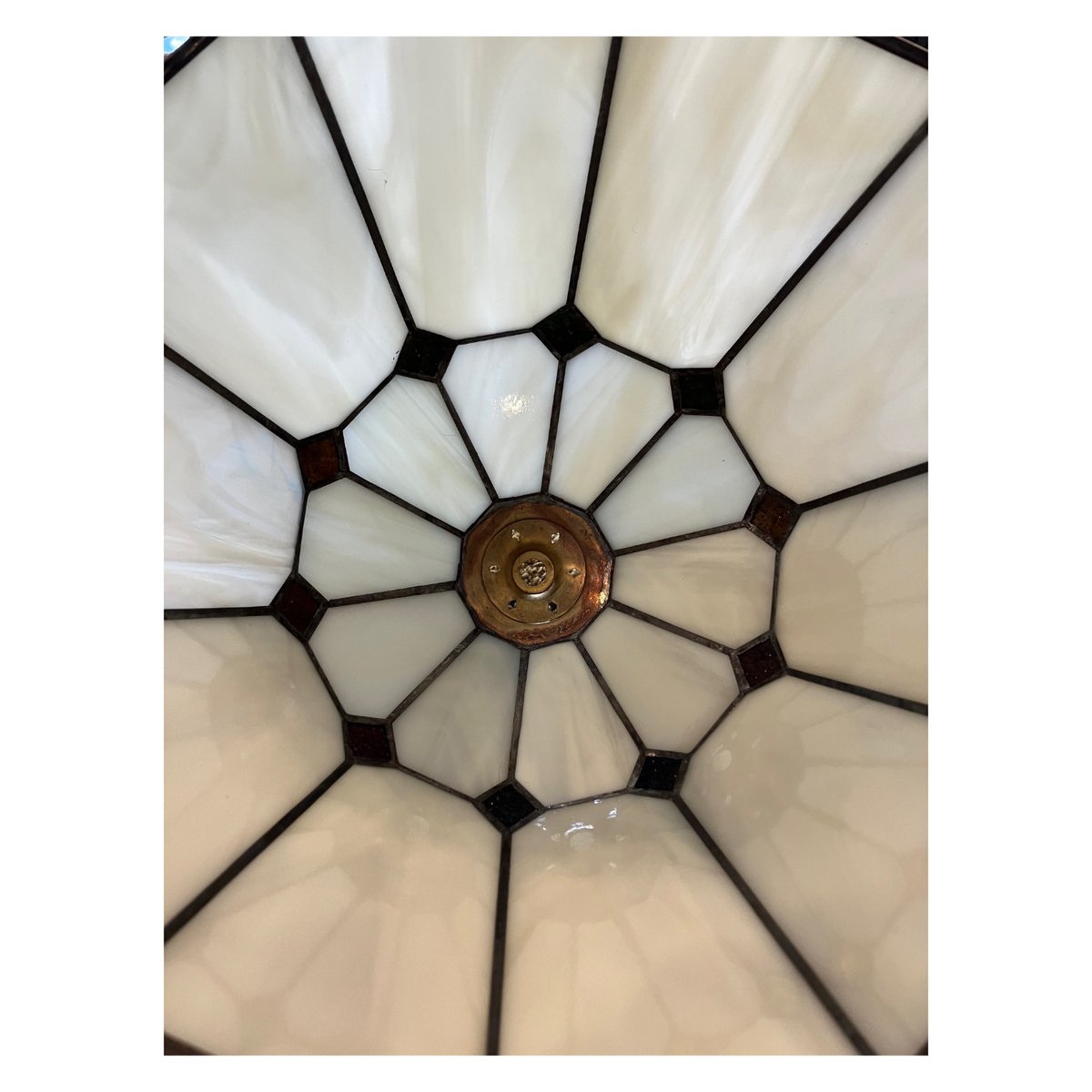 ステンドガラスの民藝ランプ stained-glass lamp | 花森家具 Online