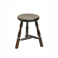 松本民芸家具 222鞍型スツール Rush-seated stool 