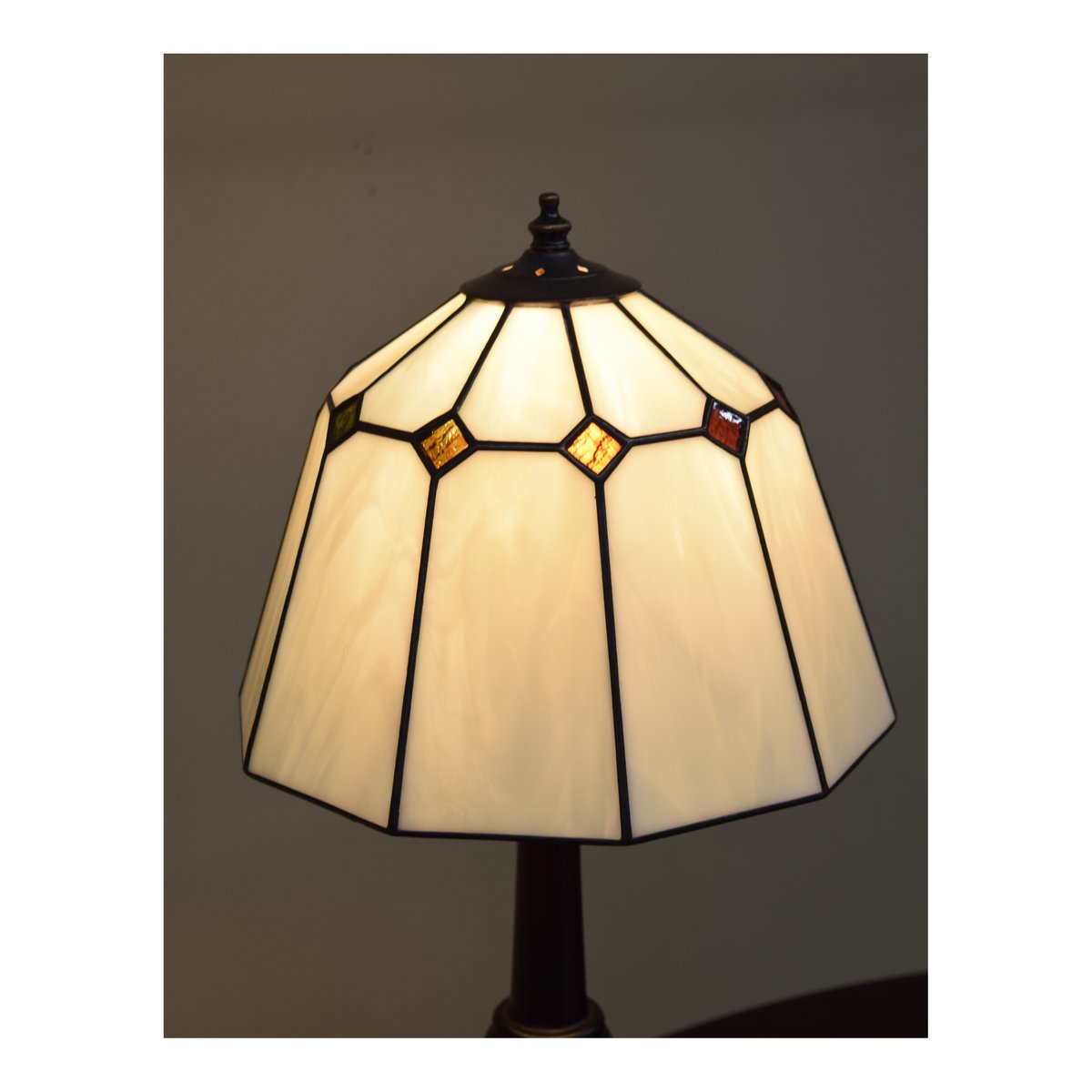 ステンドガラスの民藝ランプ stained-glass lamp | 花森家具 Online