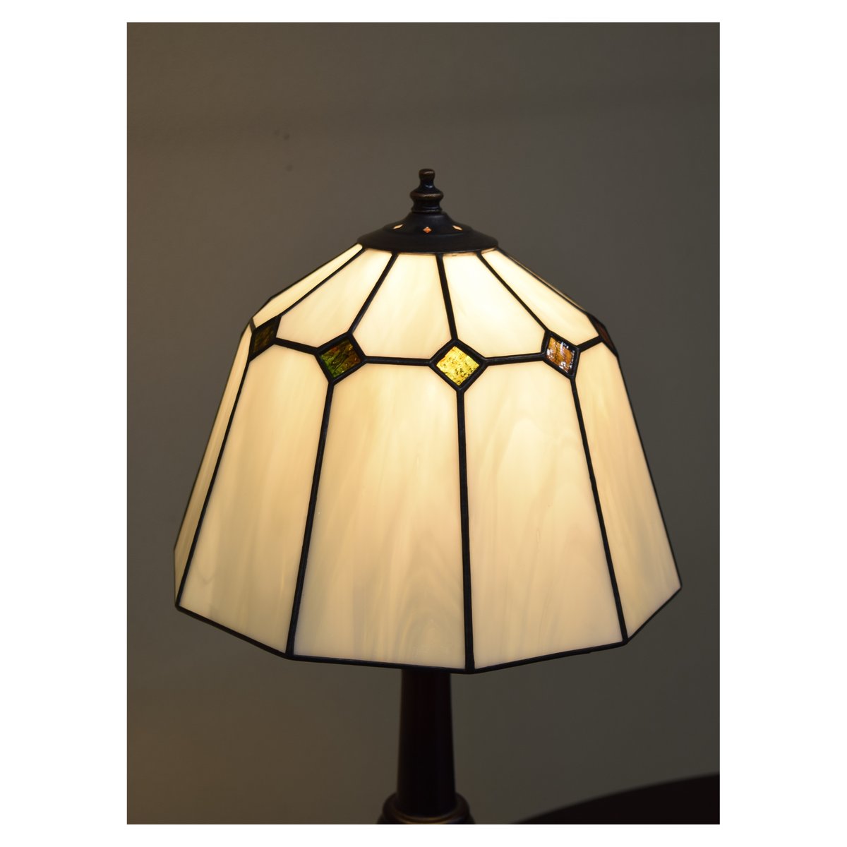 ステンドガラスの民藝ランプ stained-glass lamp | 花森家具 Online
