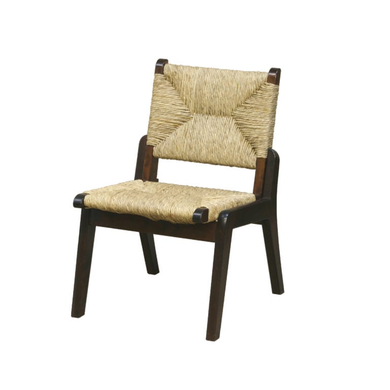 松本民芸家具 #520L型ラッシチェア Rush-seated chair No.520 |