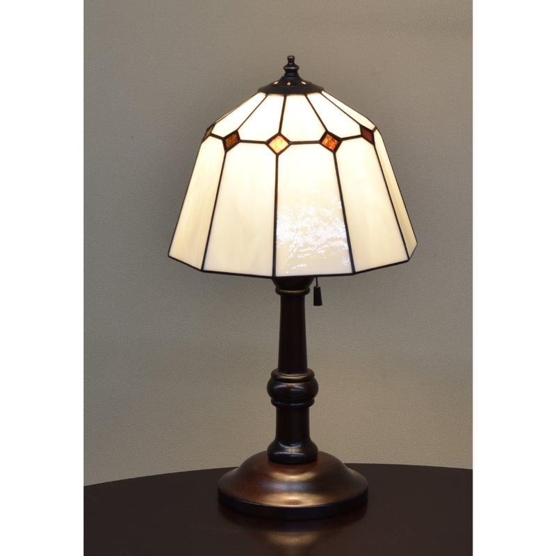 ステンドガラスの民藝ランプ stained-glass lamp | 花森家具 Online