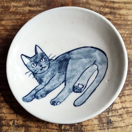 ネコの小皿・8
