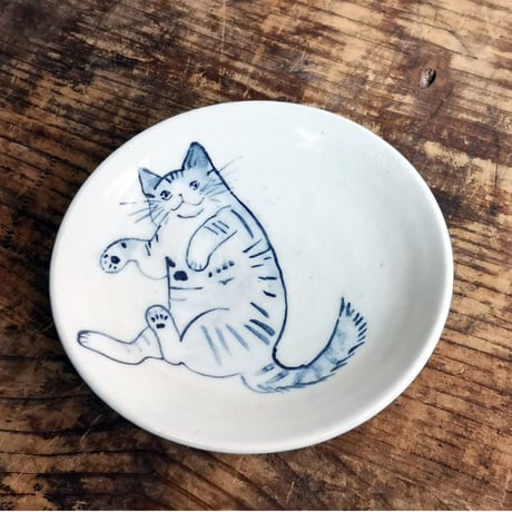 ネコの小皿・18
