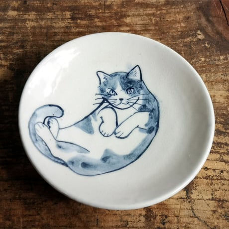 ネコの小皿・16