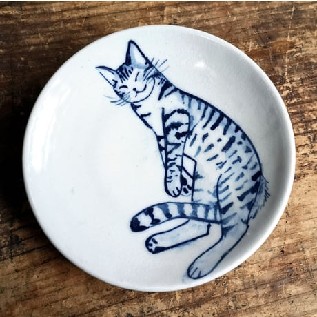 ネコの小皿・12