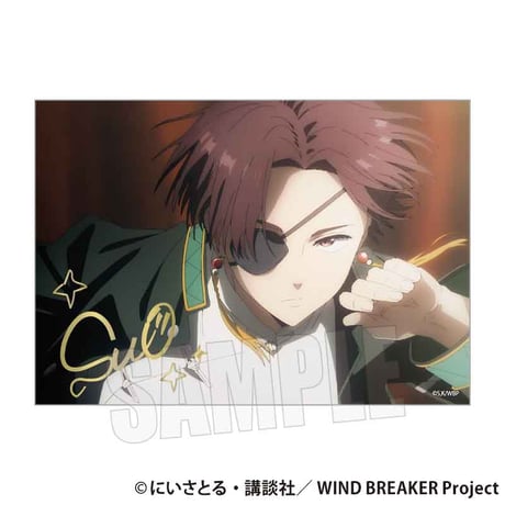 トレーディング箔押しブロマイド WIND BREAKER