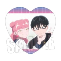 メモリーズハート缶バッジ TVアニメ『正反対な君と僕』/鈴木＆谷B