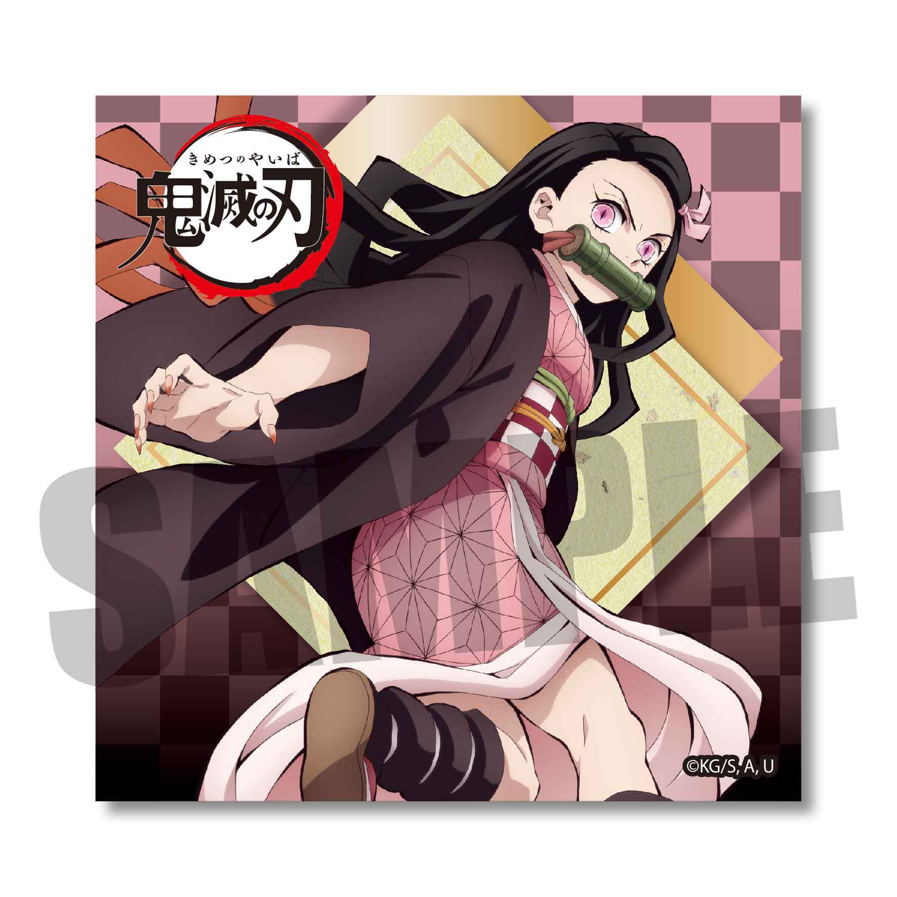 堕姫禰豆子様　アクリル原画色紙　A4 original