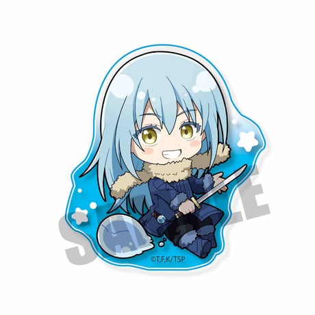 <再販>ぷかっしゅアクリルバッジ転生したらスライムだった件/リムル_ABPT-01