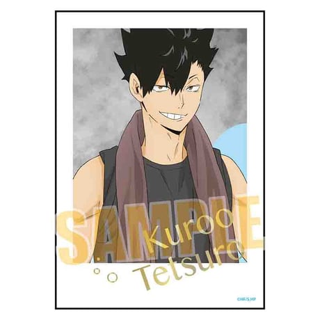 トレーディング箔押しブロマイド ハイキュー!!/プール掃除ver.