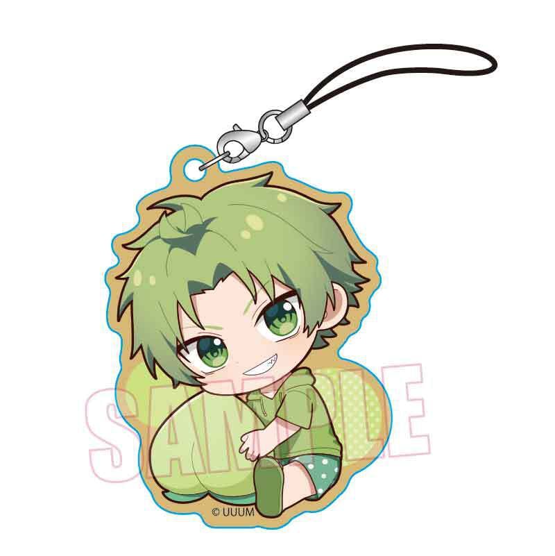 ぎゅぎゅっと木札ストラップ カラフルピーチ/シヴァ | ベル