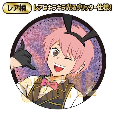 トレーディング缶バッジ えぶりでいホスト/バニーディーラー