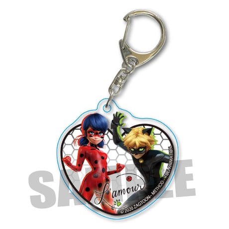 ミラキュラス　レディバグ＆シャノワール　アクリルキーホルダー7個セット ミラキュラス レディバグ＆シャノワール×きゃらドリ!! ランダム