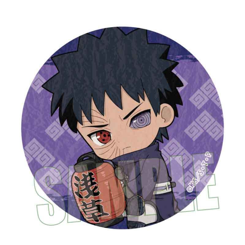 トレーディング和紙風缶バッジ NARUTO-ナルト- 疾風伝/ぎゅぎゅっと