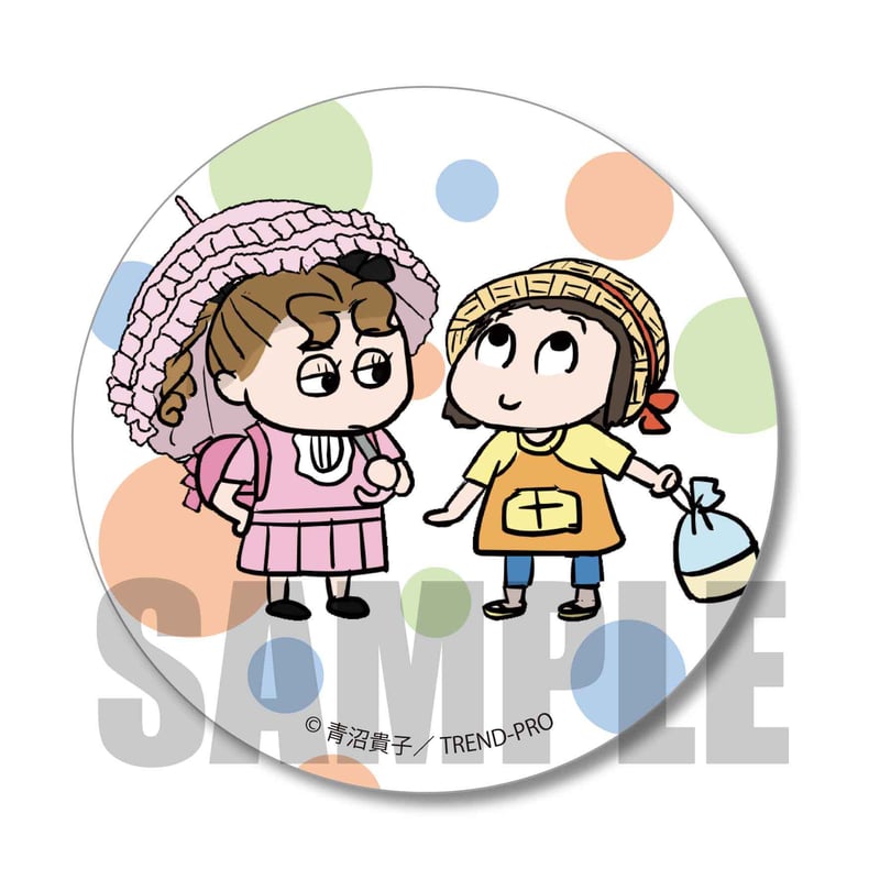 缶バッジねえ、ぴよちゃん/ぴよちゃん&ひみこB | ベルハウスショップ