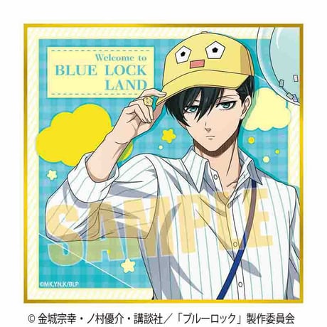 ミニ色紙 ブルーロック/糸師 凛(Welcome to BLUE LOCK LAND★)