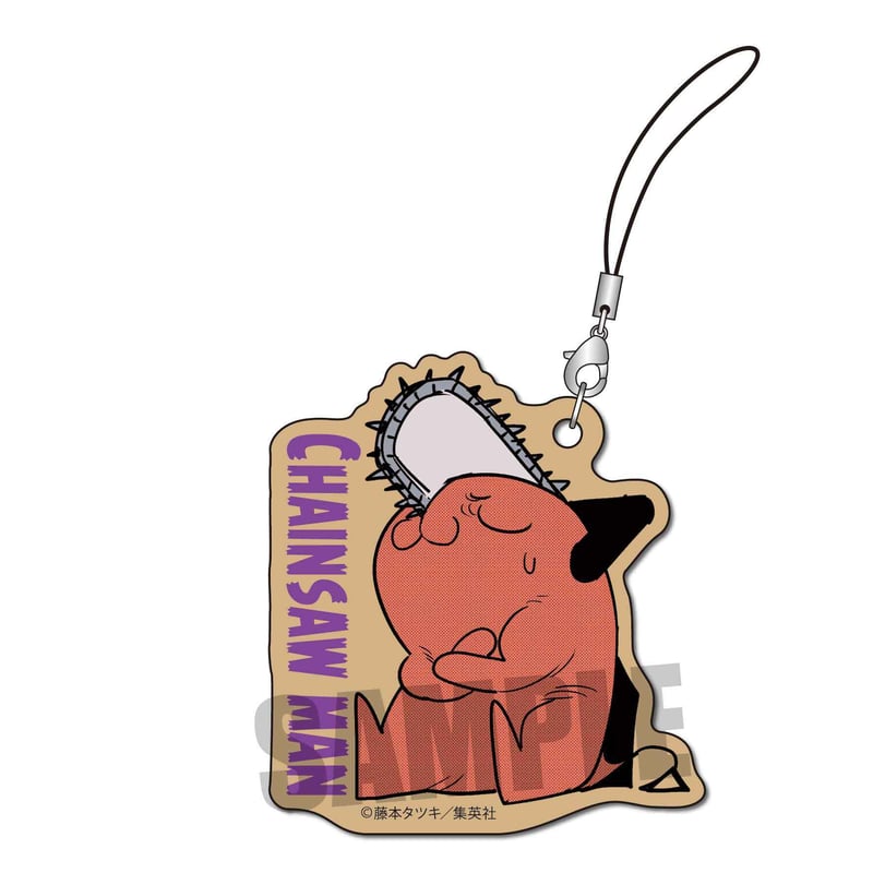 チェンソーマン トレーディング木札ストラップ　ジャンプショップ グッズ-ストラップ】チェンソーマン トレーディング木札ストラップ