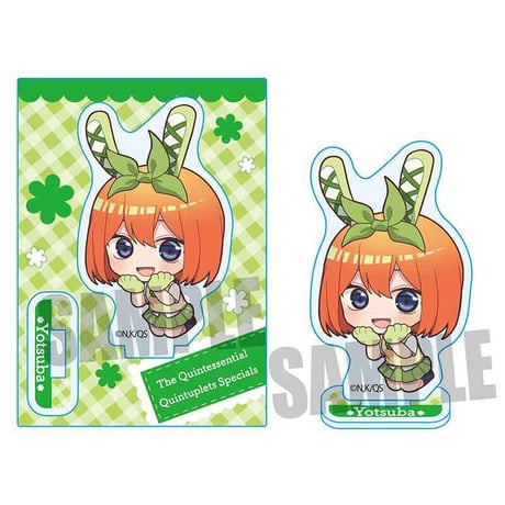 ぷかっしゅミニスタンド 五等分の花嫁∽/中野 四葉 うさみみver.