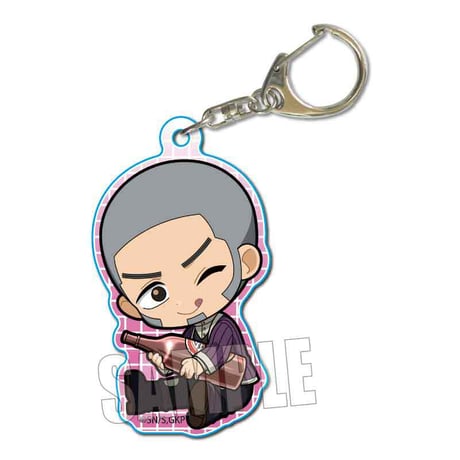 〈再販〉ぎゅぎゅっとアクリルキーホルダー もぐもぐver. ゴールデンカムイ／白石 由竹(ビール)