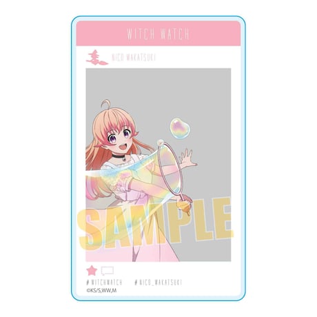 トレーディングアクリルカード TVアニメ『ウィッチウォッチ』/バブルver.