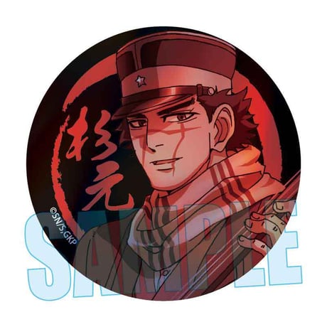 トレーディングホログラム缶バッジ ゴールデンカムイ/楽器ver.