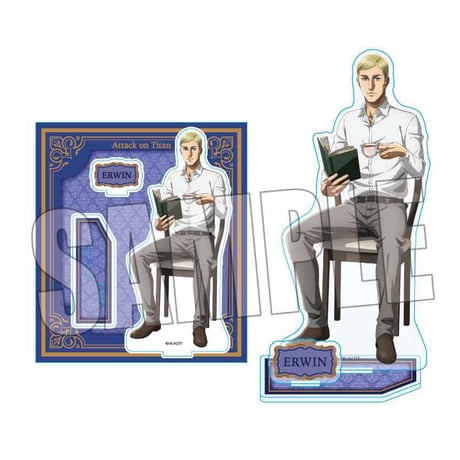 アクリルスタンド 進撃の巨人/エルヴィン・スミス ティーブレイクver.