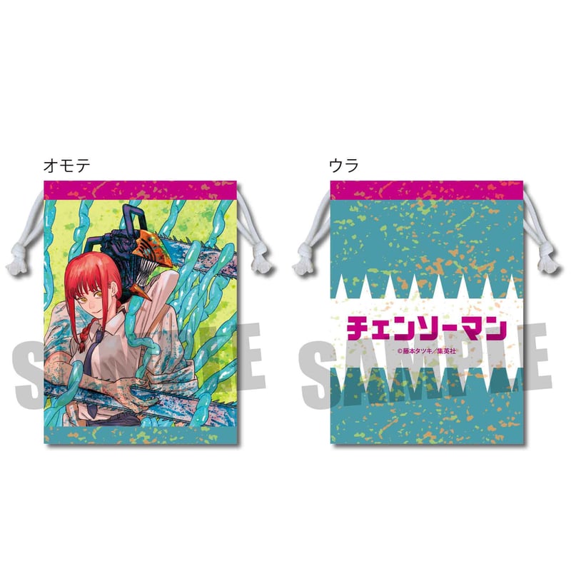 チェンソーマン 巾着 原作 ジャンプショップ 大丈V ポチタ デンジ 巾着