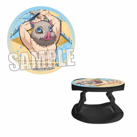 スマホグリップ 「鬼滅の刃」嘴平 伊之助