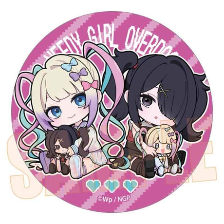 トレーディング缶バッジ アニメ「NEEDY GIRL OVERDOSE」/ぎゅぎゅっと