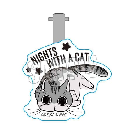 ヘアクリップ 夜は猫といっしょ/キュルガD