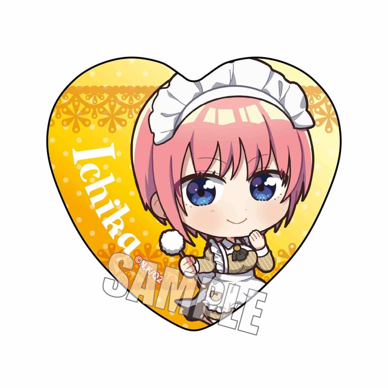 ハート缶バッジ 五等分の花嫁∬/中野 一花 ひざまくらver. | ベル