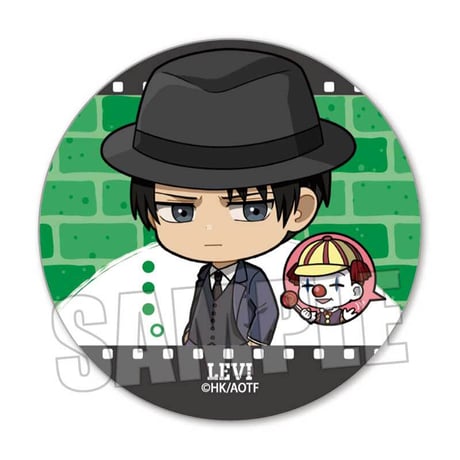 〈再販〉ぷちめもっ！缶バッジ 進撃の巨人/リヴァイ