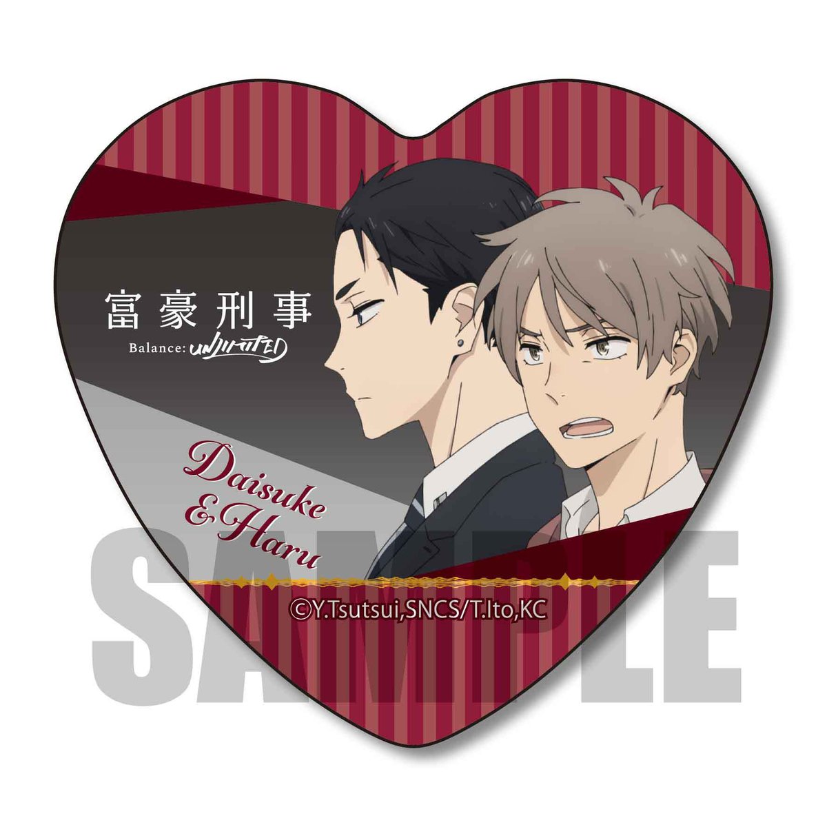 富豪刑事 Balance:UNLIMITED ノイタミナカフェ 上映会 缶バッジ BLU-RAY / DVD | TVアニメ「富豪刑事 Balance:UNLIMITED」公式サイト