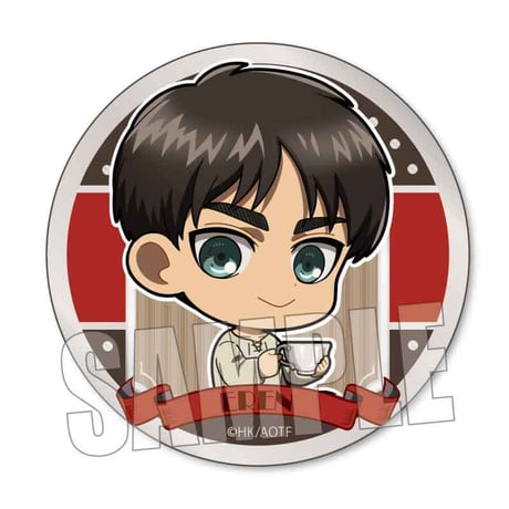 缶バッジ 進撃の巨人/エレン・イェーガー ティーブレイクver.