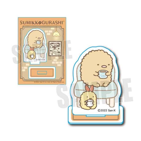 〈再販〉ミニスタンド すみっコぐらし/とんかつ&えびふらいのしっぽ