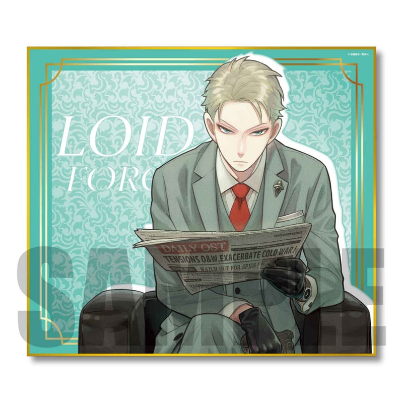 SPY×FAMILY スパイファミリー　ロイド　BIG色紙 原画　原作絵　セット SPY×FAMILY スパイファミリー ロイド BIG色紙 原画 原作絵