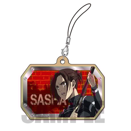 木札ストラップ 進撃の巨人/サシャ・ブラウス