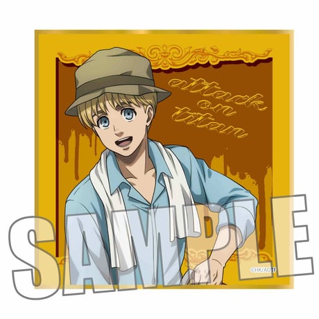 ミニ色紙 作業着ver. 進撃の巨人/アルミン・アルレルト