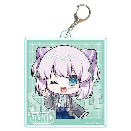 トレーディングちょいデカアクリルキーホルダー せかいびっと