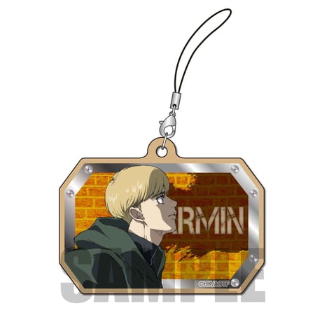 木札ストラップ 進撃の巨人/アルミン・アルレルト