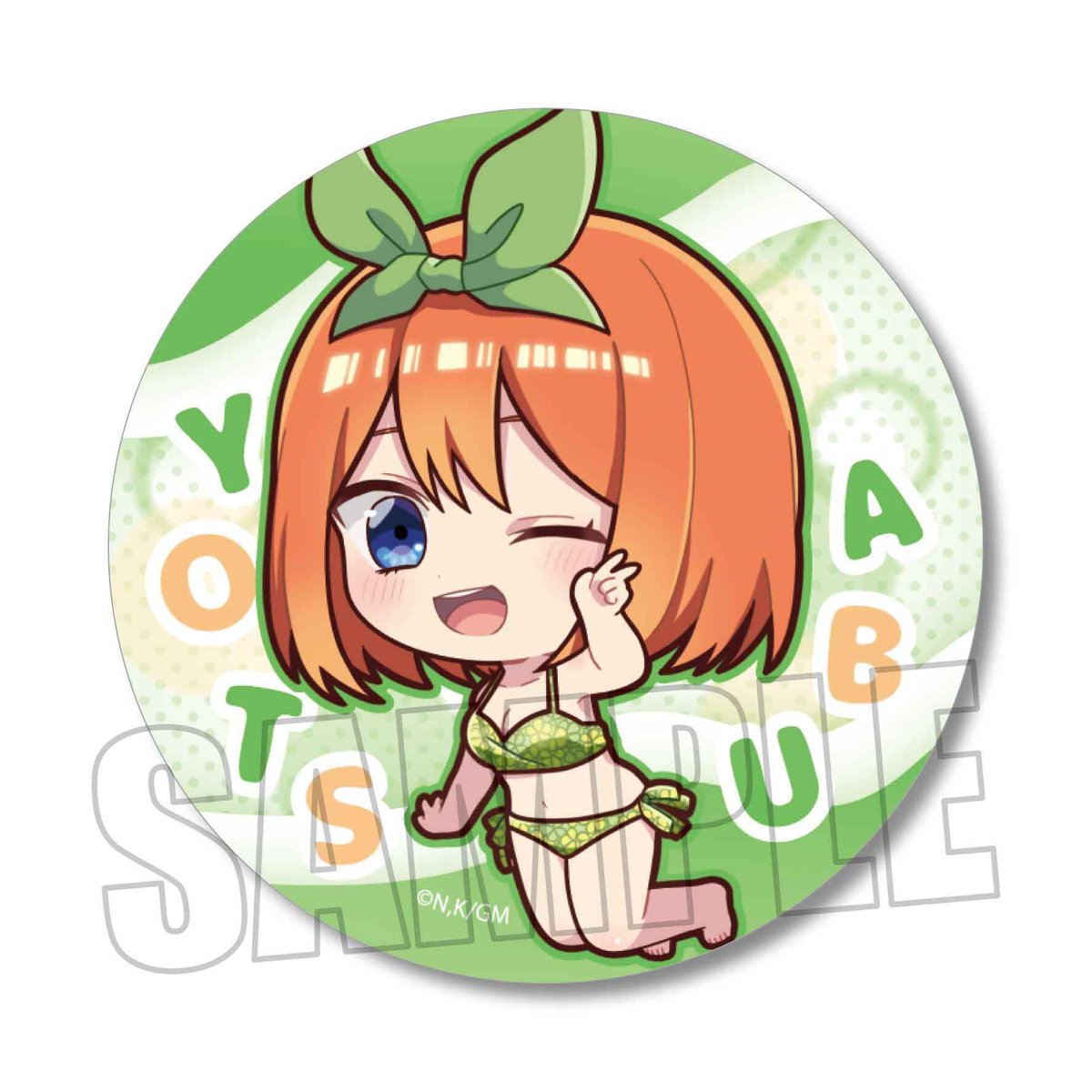 ぷかっしゅ缶バッジ 映画 五等分の花嫁/中野 四葉 | ベルハウスショップ