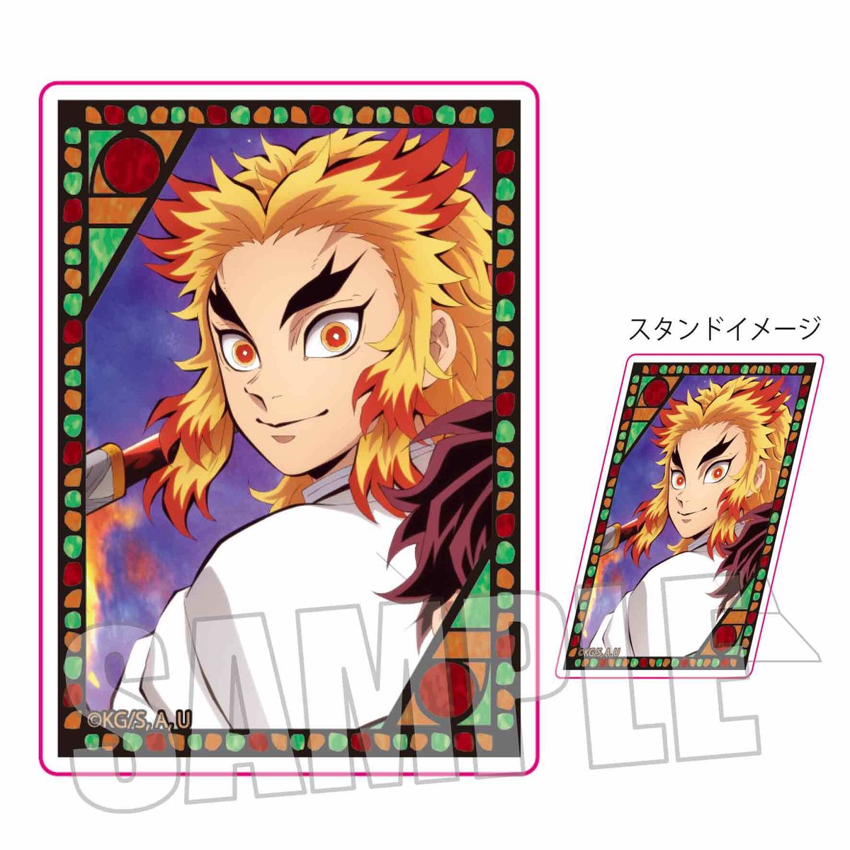 鬼滅の刃　辰年　煉獄杏寿郎　アクリルスタンド＆バッジ 鬼滅の刃 辰年 煉獄杏寿郎 アクリルスタンド＆バッジ 鬼滅の