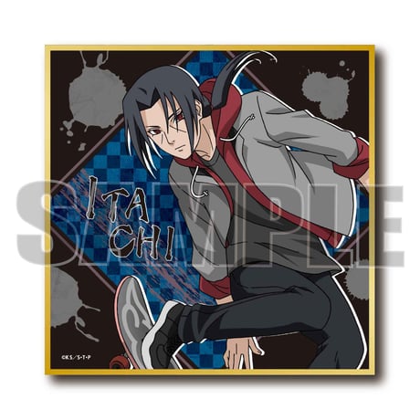 ミニ色紙 スケーターver. NARUTO-ナルト- 疾風伝/うちはイタチ